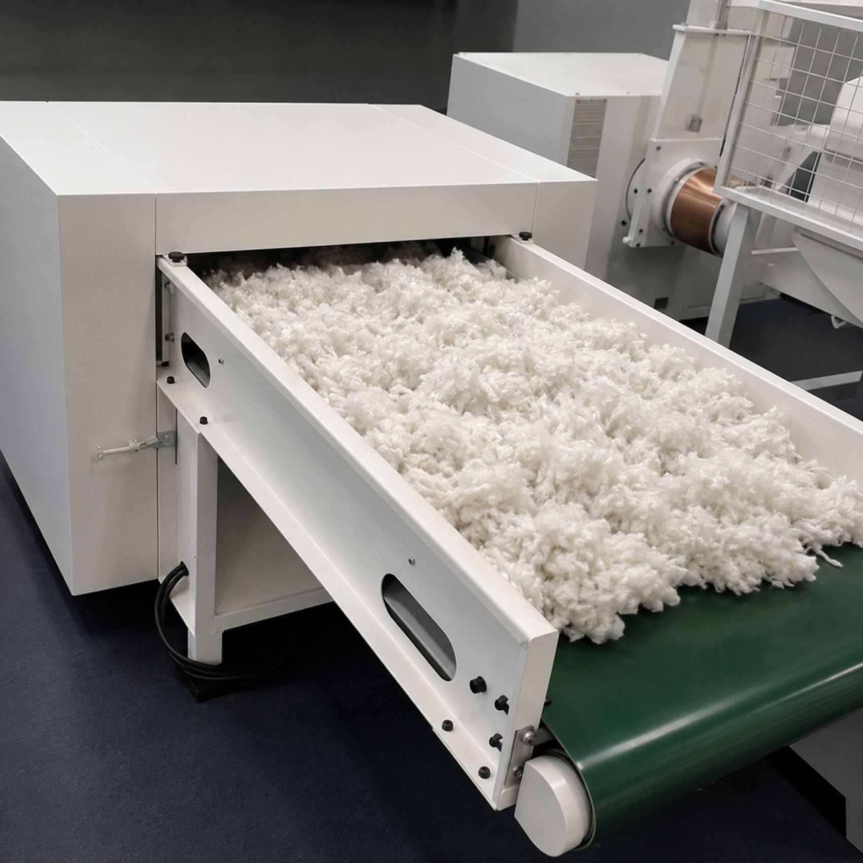 Textile recycling equipment and waste processing project from China