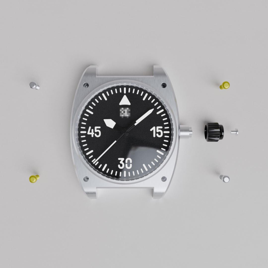 Custom private label watch project render